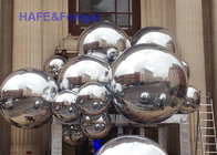 Decorative Inflatable Mirror Ball Silver Event Decoration 5m For Outdoor Use
