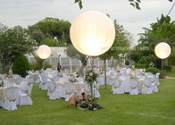 Pearl 1.2 M Pencahayaan Tiup Balon Blow Up Led Lantern DC80W Untuk Acara Pernikahan