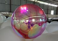 1.2M Diameter Laser Dazzle Mirrored Balloon Lights Untuk Dekorasi Tema