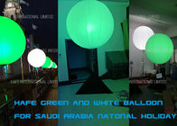 LED Warna Hijau Putih Tiup Pencahayaan Dekorasi Acara Pesta Kerajaan Saudi Arabia