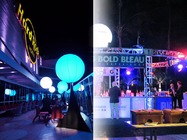 Nylon Fabric Uplighting Events Parties Inflatable Balloon Light