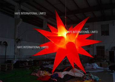 1000W Kustom Inflatable Lighting Star Inflatable Lighting Dekorasi Untuk Acara Pernikahan Pesta