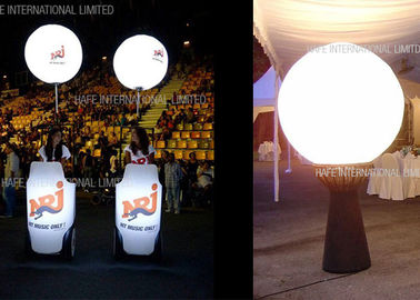 1.6m Tripod Moon Crystal Balloon Lighting Dengan 200W LED Untuk Dekorasi Acara