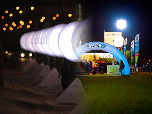 Iluminasi 800w Inflatable Balloon Light Untuk Dekorasi Pesta Acara Uplighting