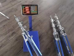 Tiang Lampu Tripod LED yang Dapat Disesuaikan, Tugas Berat, Baja Tahan Karat Teleskopik