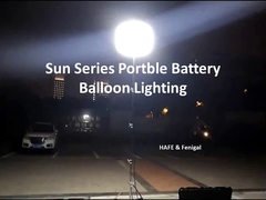 Lampu Balon Bulan Baterai Surya 400w 1.8 - 3.2 m Basis AP1 80,00lm