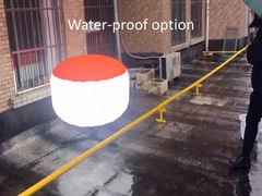 Menara Lampu Balon Penyelamat Portabel LED Bebas Silau 360 Derajat