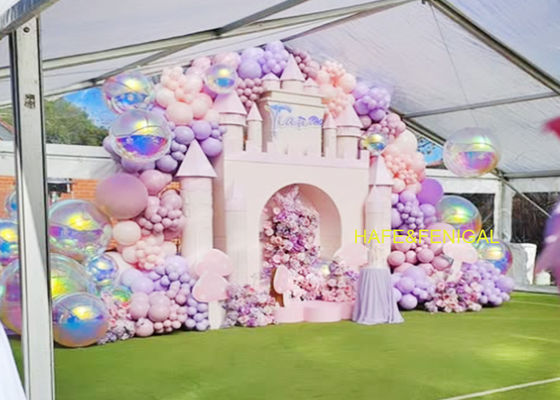 Inflatable Double Layer PVC Iridescent Shiny Mirror Balloons For Birthday Celebrations