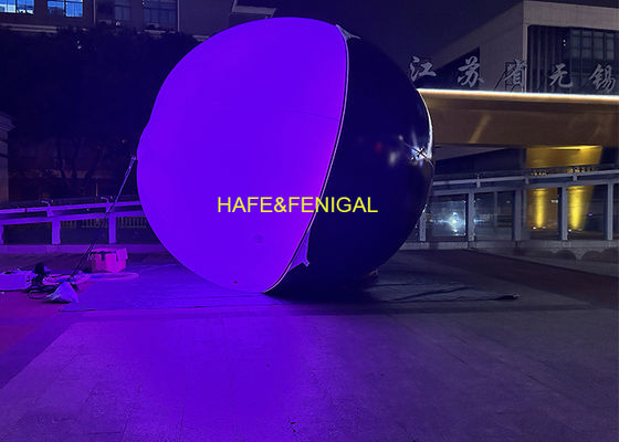 5m (16.4 Ft) RGB LED 4.8KW Spherical Film Balloon Light For Atmospheric Lighting