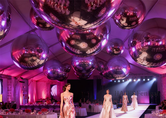 Double-Layer PVC Inflatable Mirror Balloon Festive Atmosphere Decoration