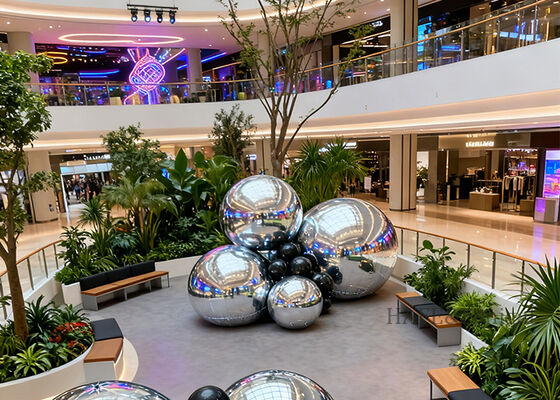 4ft, 5ft, 6ft Inflatable PVC Mirror Balloons For Indoor Or Outdoor Art Installations