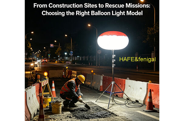 400W LED Balloon Light with Portable Tripod for Disaster Emergency Lighting