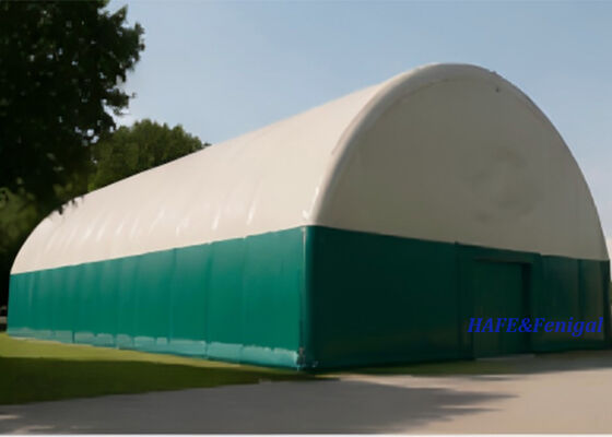Inflatable Air Tent rapid deployment air supported membrane building with modular prefabrication and architectural membrane