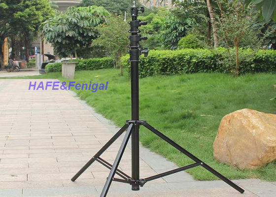 1.9 - 3.8 M Metal Light Stand Tinggi yang disesuaikan Tripod Untuk aksesoris ringan