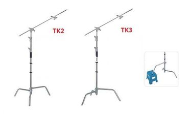 C - Stand Magic Arm Large Light Stand Fotografi Tripod Professional Stainless Steel