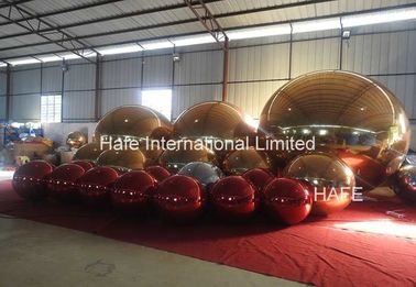 Inflatable Event Structures Decoration 2.5m Gloden Mirror Balloon