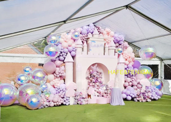 Inflatable Double Layer PVC Iridescent Shiny Mirror Balloons For Birthday Celebrations