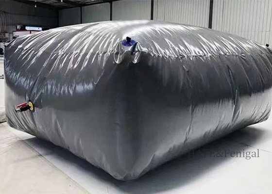 Tangki Penyimpanan Gas Lunak Lipat PVC Portabel Tas Penyimpanan Gas Cocok Untuk Kegiatan Luar Ruangan Darurat Industri