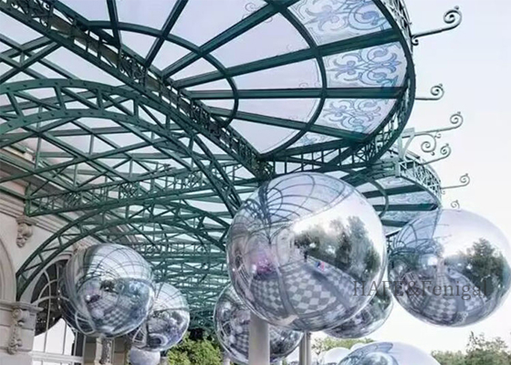 Pesta Natal Festival Pernikahan Dekorasi Acara balon cermin raksasa kembung