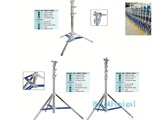 TMYC Series Heavy-Duty Support Stands: Adjustable & Stable untuk pencahayaan & tampilan