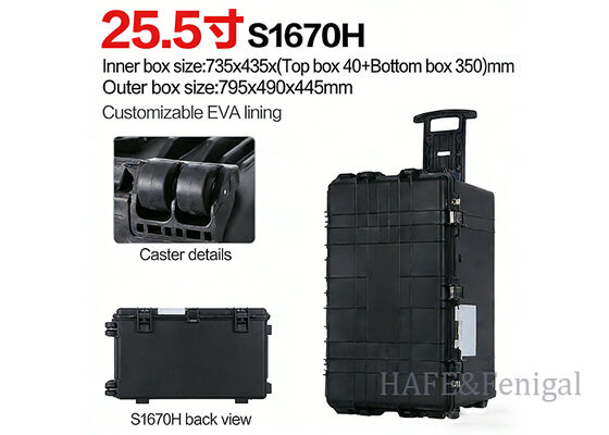 Instrument Protective Case Plastic Equipment Waterproof Case Sponge Shockproof Case