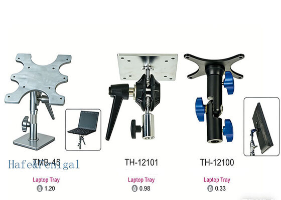 Universal Laptop & Monitor Mount Tray dengan Swivel Adjustment - Stand Desktop Heavy-Duty untuk penggunaan studio & kantor
