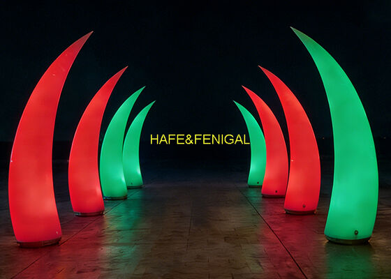 Dynamic Inflatable Horn-Shaped LED Light For Marketing Managers And Event Agencies
