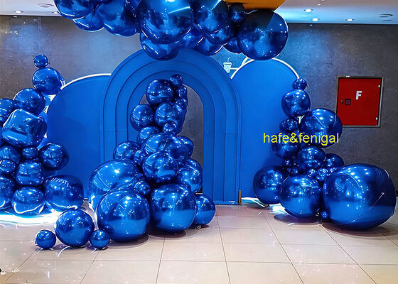 Premium 0.8mm PVC Mirror Balloons Easy To Install With Foil Balloons For Event Styling
