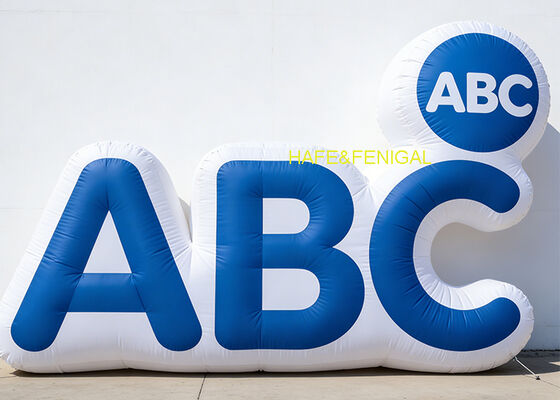 2m Giant Custom Inflatable Letters dan Logo Balon Untuk Acara Dan Promosi