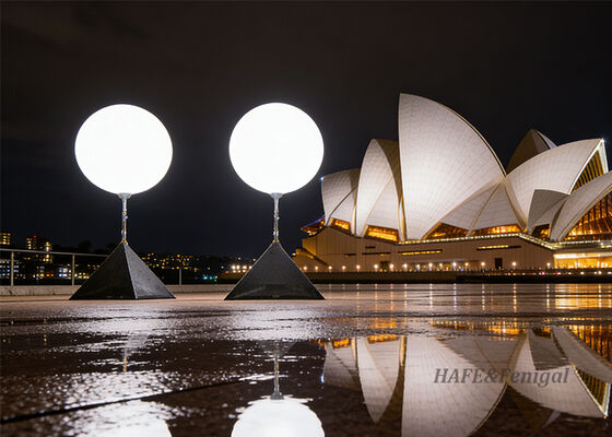 Lampu Balon LED Pearl 200W, Tinggi 0.9m Hingga 1.6m Cocok Untuk Pencahayaan dan Dekorasi Acara