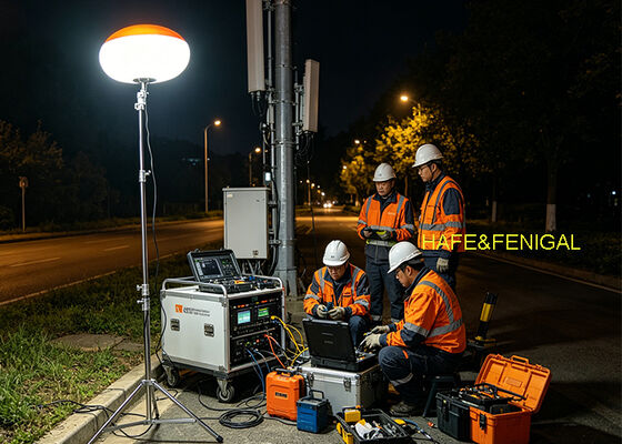 SUN LED80SP Portable LED Balloon Light dengan 80W LED Glare-Free Illumination dan Kompatibilitas Daya AC/DC untuk Pekerjaan Seluler