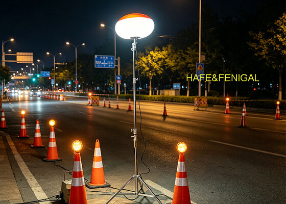 Lampu balon LED 400W dengan Rating IP65 Waterproof dan 0-100% Dimming untuk Pasar Acara dan Sewa