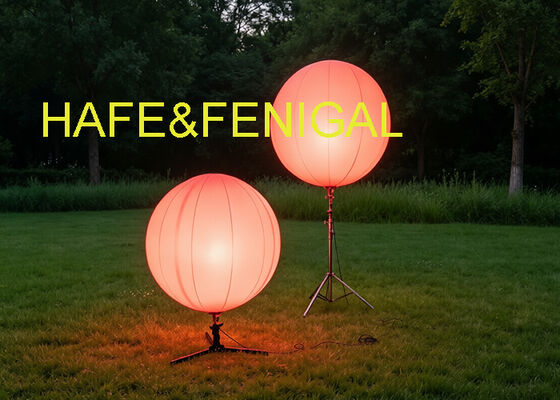 Lampu balon RGBW profesional dengan logo yang dapat disesuaikan dengan kontrol DMX dan LED 200W untuk acara