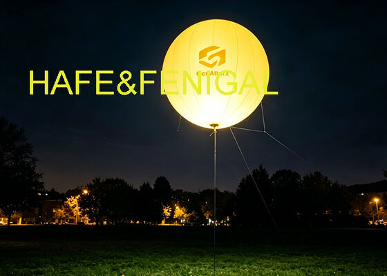 Balon Penerangan Bulat Profesional Seri Moon SE dengan Penutup Warna yang Dapat Disesuaikan dan Sumber Cahaya LED 400W dengan Kontrol DMX Opsional