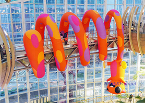 6m Custom TPU Inflatable Squirrel untuk Mal Perbelanjaan dan Acara dengan Quick 15 Menit Setup