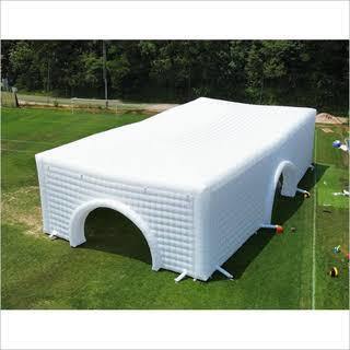 Tenda Udara Tiup, tempat berlindung portabel tahan air yang tahan lama, ideal untuk acara luar ruangan, berkemah, festival, dan darurat dengan pengaturan yang mudah