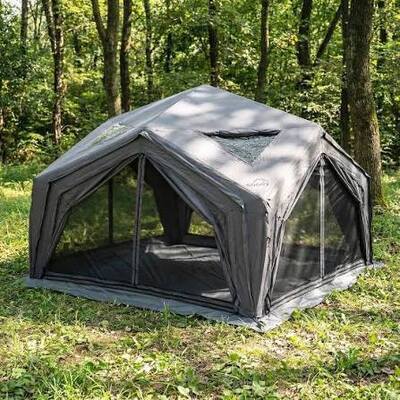 Tenda Udara Inflatable Tempat penampungan tahan air portabel Ideal untuk festival berkemah di luar ruangan Darurat dan akomodasi sementara