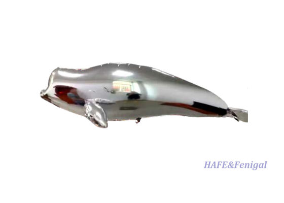 Pesawat Udara Balon Helium Paus Beluga Terbang Kendali Jarak Jauh dengan Kontrol Penerbangan Gyro-Stabil dan Film Aluminium PP + PA Ringan