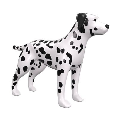 Customized PVC Air-diisi Replika anjing kembung dan model anjing kembung untuk Pet Shop Tampilan