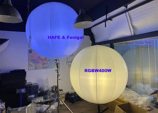 Balon LED 400W Kontrol DMX Tiup Lampu LED untuk Acara Bermerek Logo Kustom