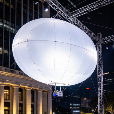 4.8kW Dimmable Elliptical Film Lighting Balon LED Balon Light untuk pencahayaan arsitektur