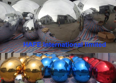 Round Inflatable Mirror Balloon Special Treated Flexible Mirror Compound Materials