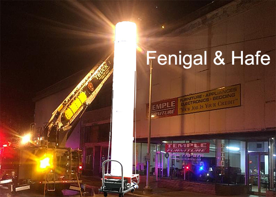 XN200 Inflatable Work Light Untuk Polisi Dan Penggunaan 911 Malam Aksi Eksekutif