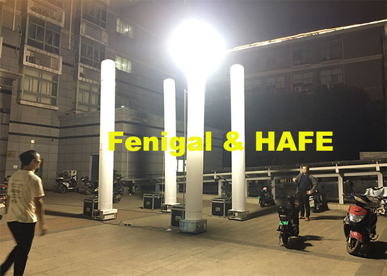 Fast Set Up 3-7m 1000W Inflatable Light Tower Prism Equipment